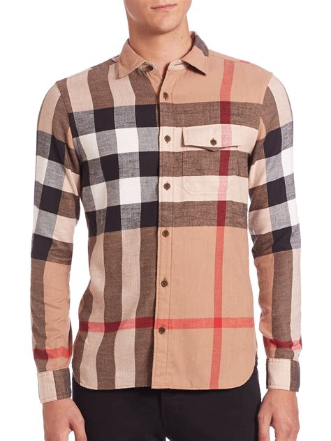 burberry man shirt|burberry shirts men clearance.